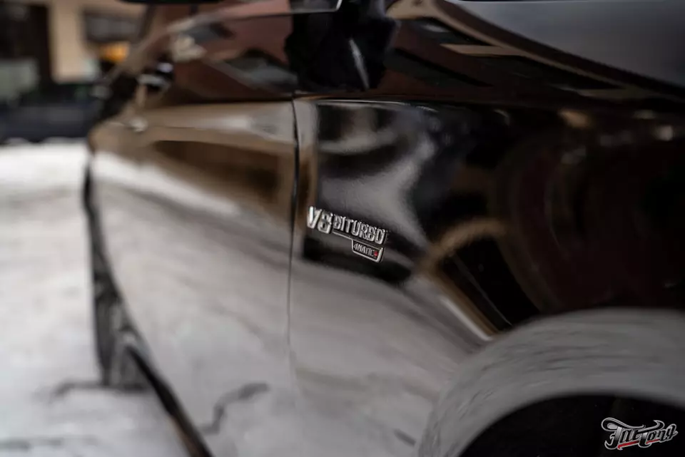 Mercedes S63AMG. Комплексный детейлинг и исправили чехол после работы официального дилера.